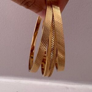 3 Monet Vtg Bracelet gold tone vintage